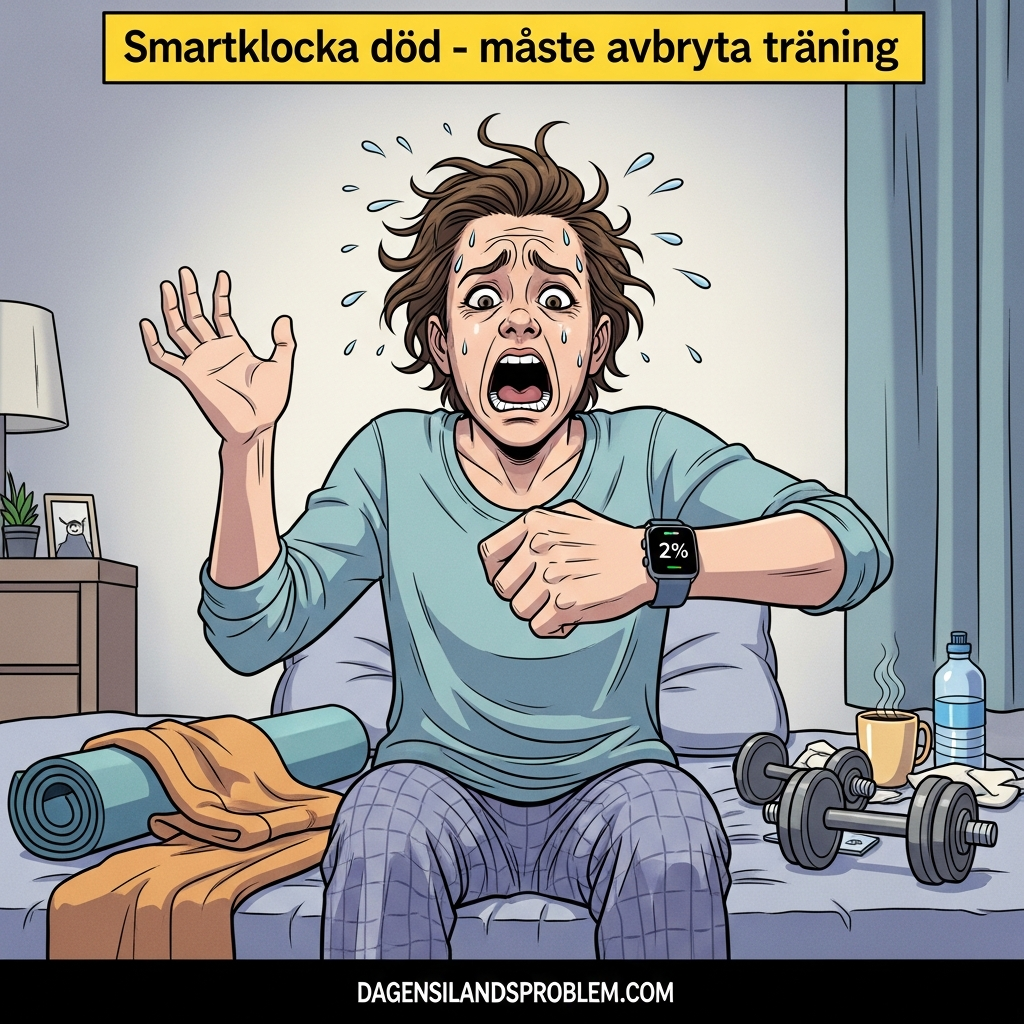Smartklocka död – måste avbryta träning