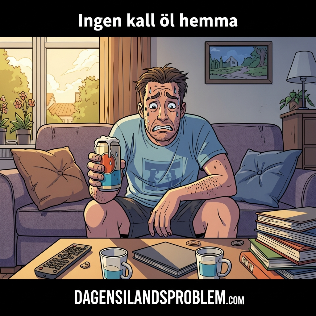 Ingen kall öl hemma